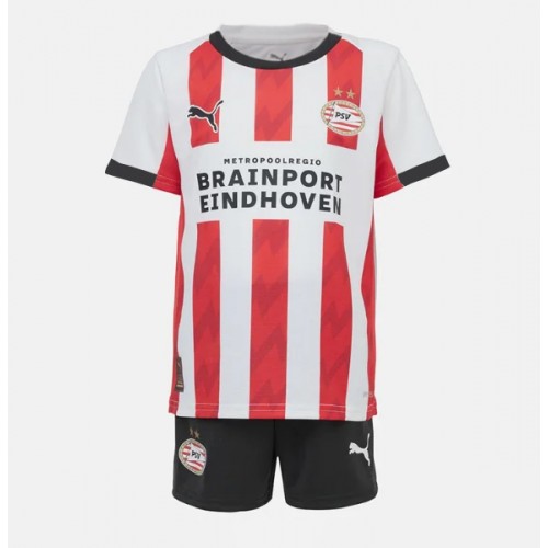 PSV Eindhoven Domaci Dres za Dječji 2025-26 Kratak Rukavima (+ kratke hlače)